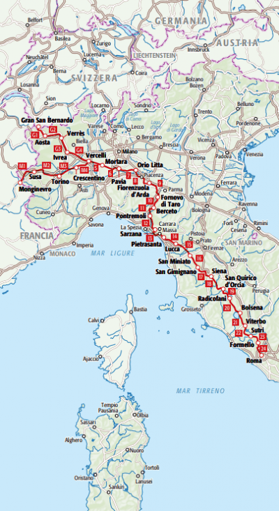 La Via Francigena In Bicicletta: Tutto Quello Che C'è Da Sapere - Terre ...